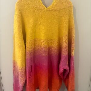 MNML Multi-Color Brushed Gradient Hoodie